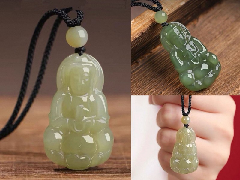 天然和田玉觀音吊墜頸鏈| 閃購價$299 | 鄰住買Neigbuy | 日日搶好嘢