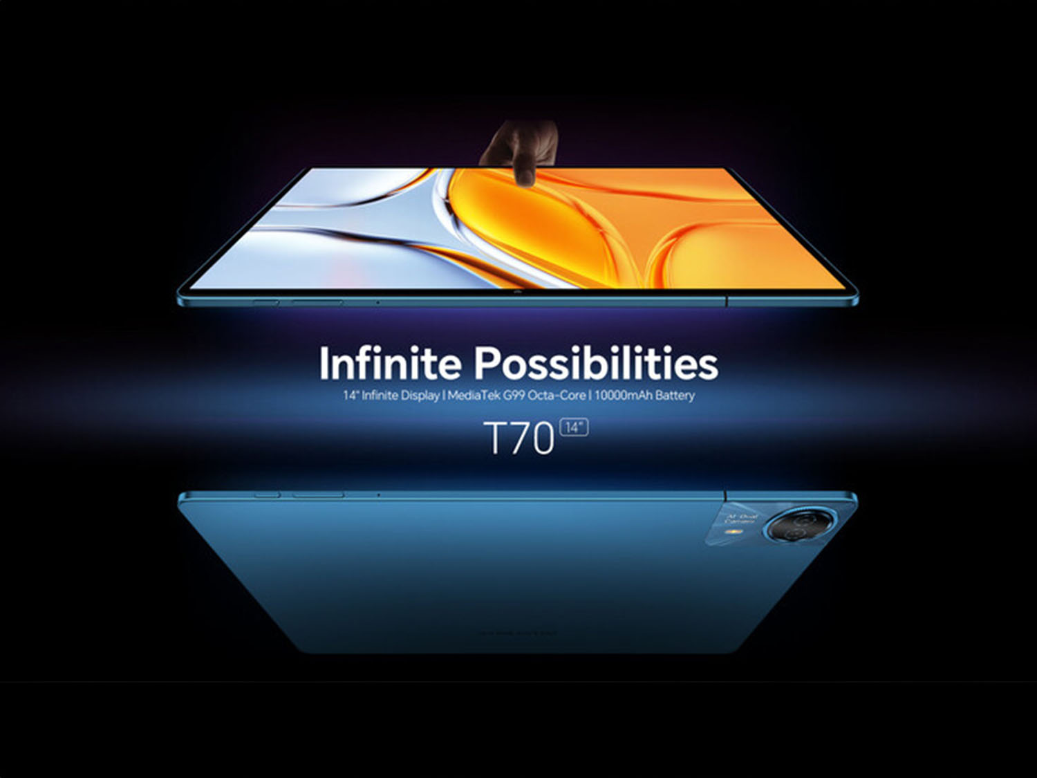 【新品未開封】TECLAST T70 14インチ TAB 256GB G99 Teclast T70 タブレット 14インチ FHDディスプレイ Android 14 MTK