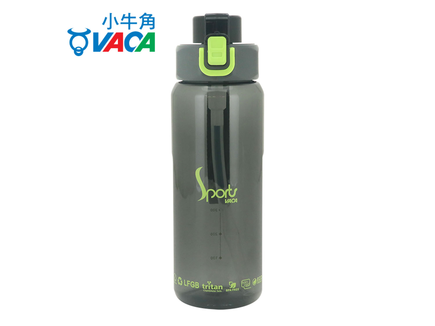 小牛角SPORT Tritan 兩用運動水壺850毫升- 灰色(HCC839-085GY) | 閃購