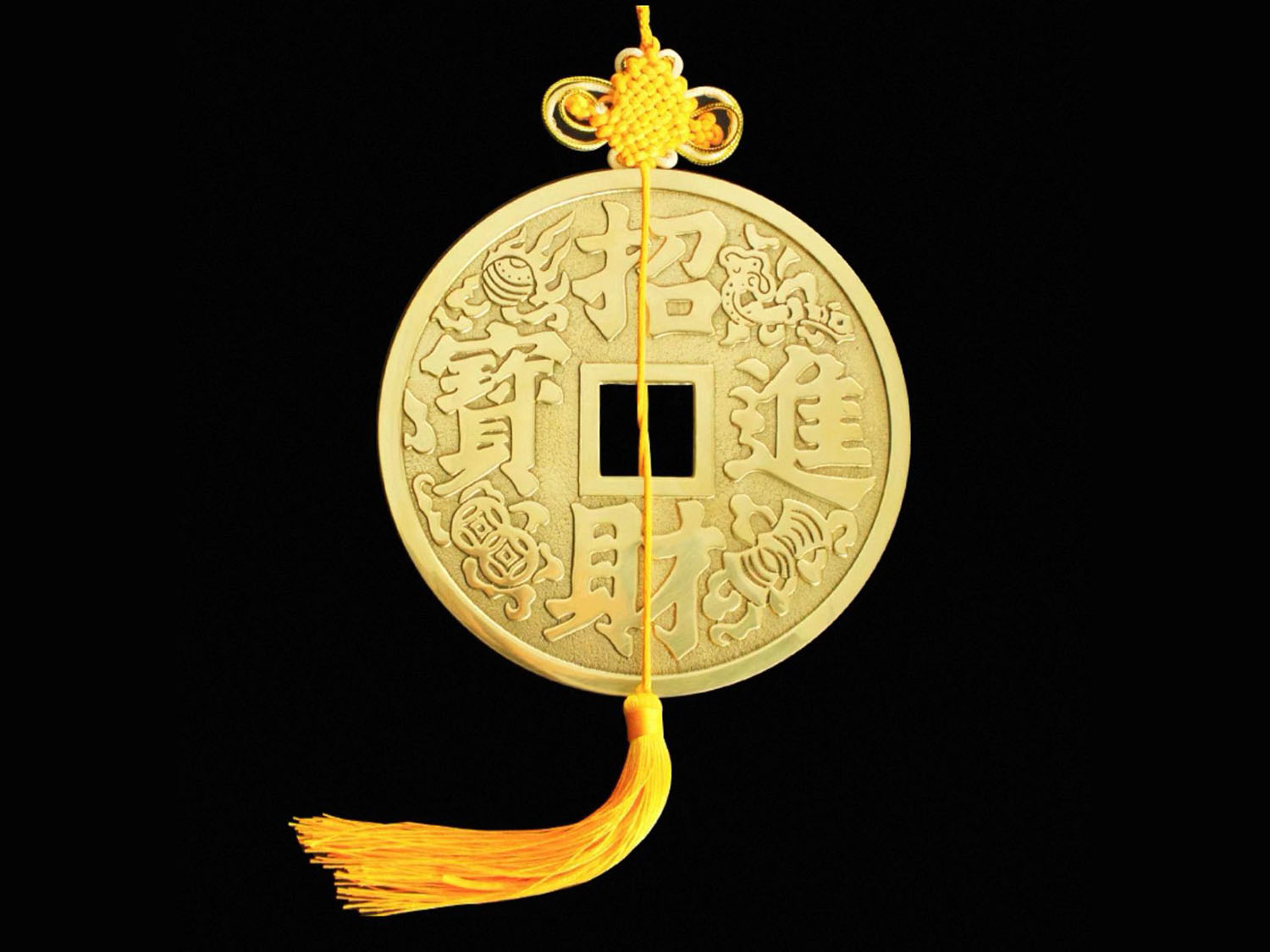 黃銅鎮宅招財風水銅錢掛飾| 閃購價$99 | 鄰住買Neigbuy | 日日搶好嘢